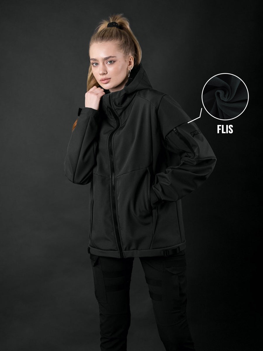 ROBOCOP women's softshell jacket black