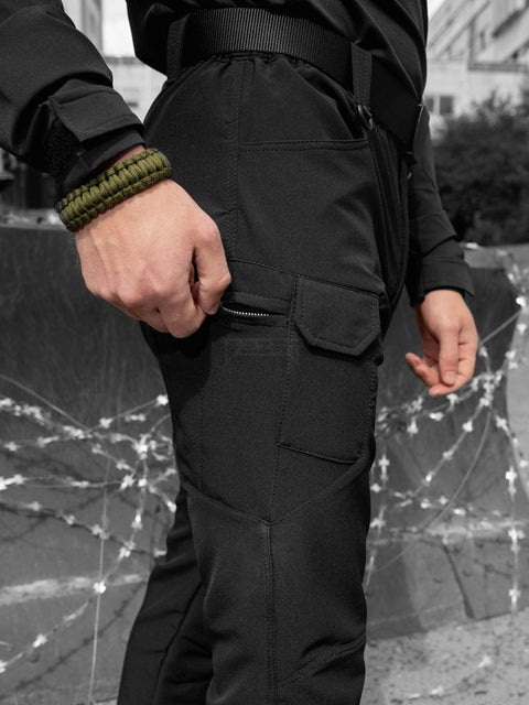 Spodnie męskie bojówki 2.0 czarny