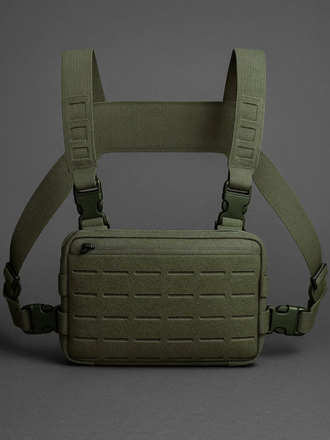 Tactical backpack chest hanging bag, running chest bag BEZET