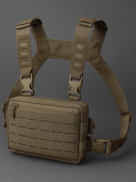 Tactical backpack chest hanging bag, running chest bag BEZET