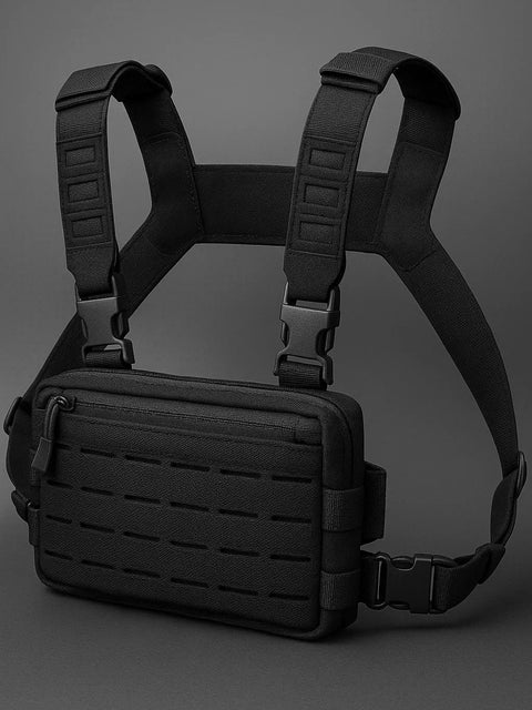 Tactical backpack chest hanging bag, running chest bag BEZET