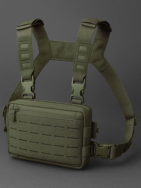 Tactical backpack chest hanging bag, running chest bag BEZET