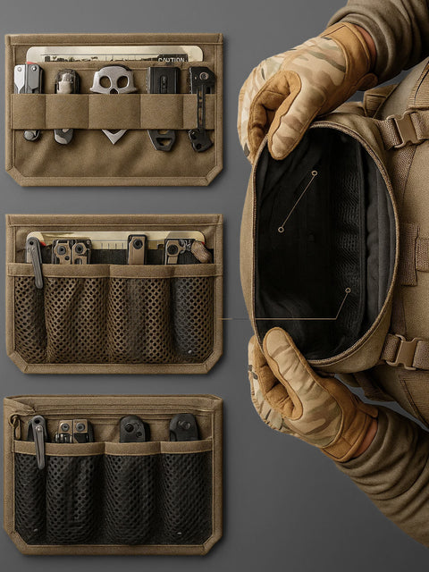 Tactical backpack chest hanging bag, running chest bag BEZET