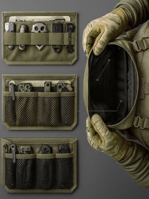 Tactical backpack chest hanging bag, running chest bag BEZET