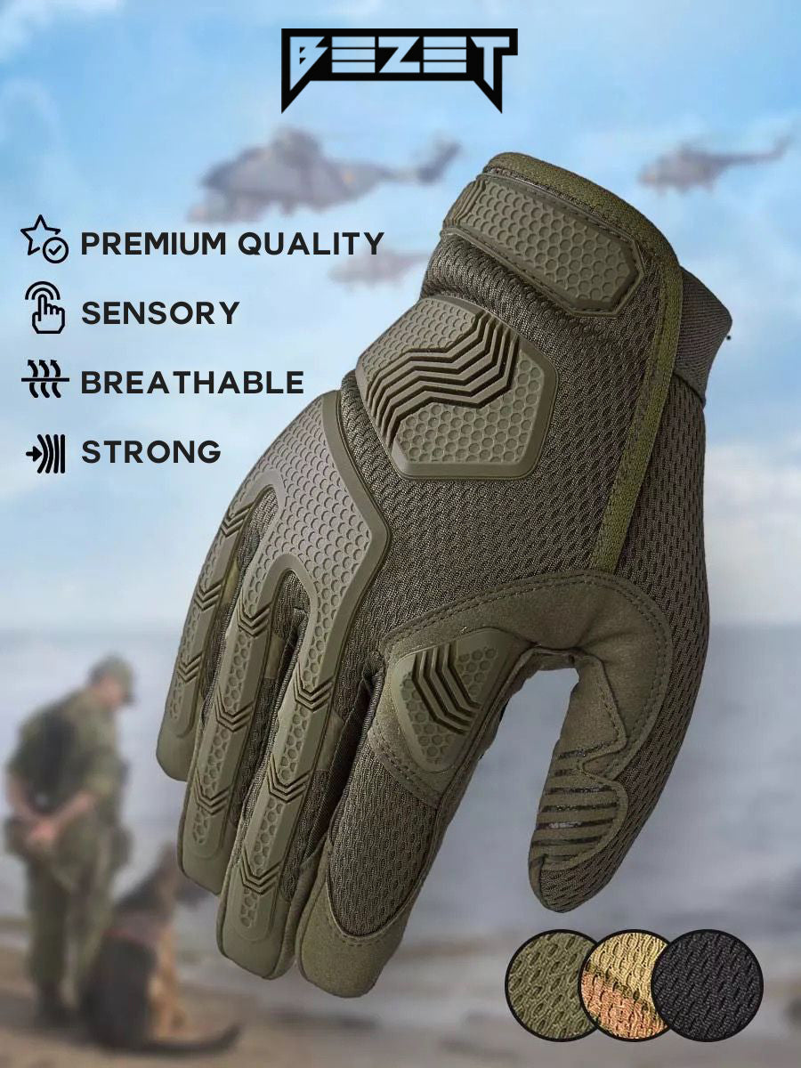 taktische militär handschuhe Taktische Handschuhe Protective khaki– bezet.com