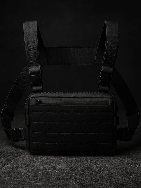 Tactical backpack chest hanging bag, running chest bag BEZET