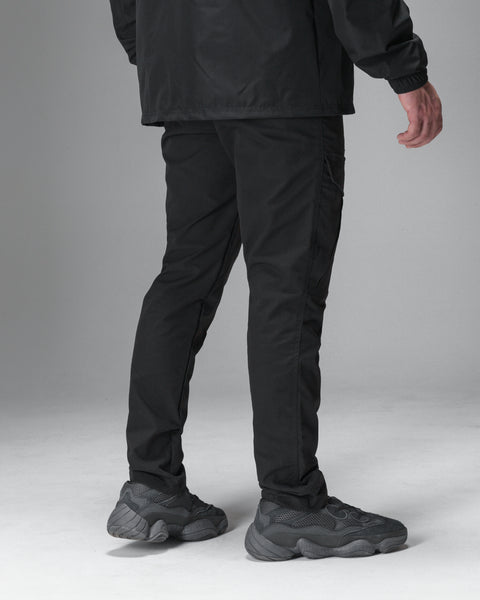 Pánské anorak parkour jacket set black | pánské kalhoty pánské špionážní černé