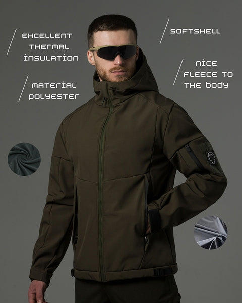Softshell jacket robocop 2.0 khaki