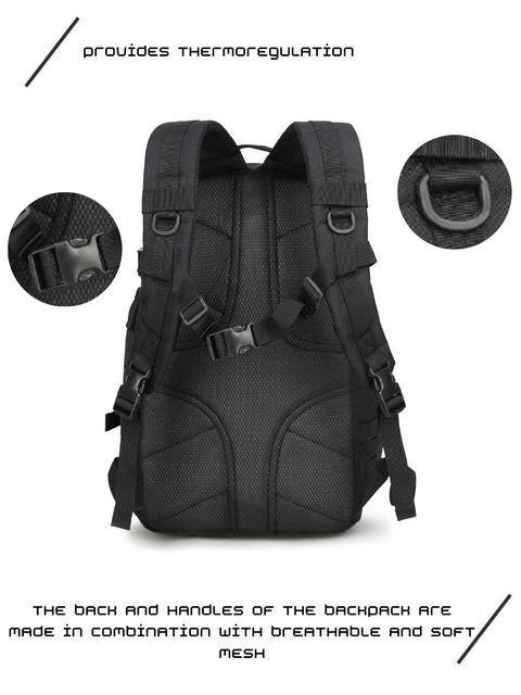 Tactical backpack Soldier Black BEZET