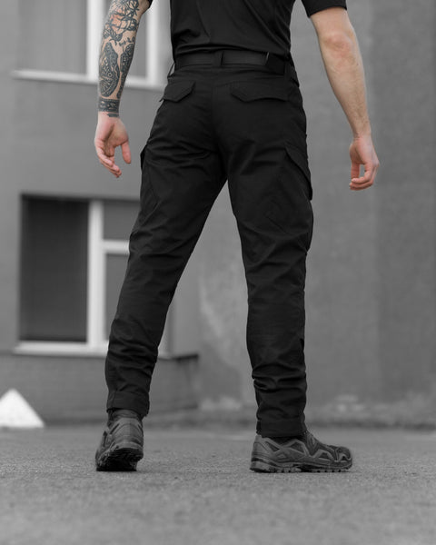 Spodnie taktyczne cargo BEZET Onyx czarne