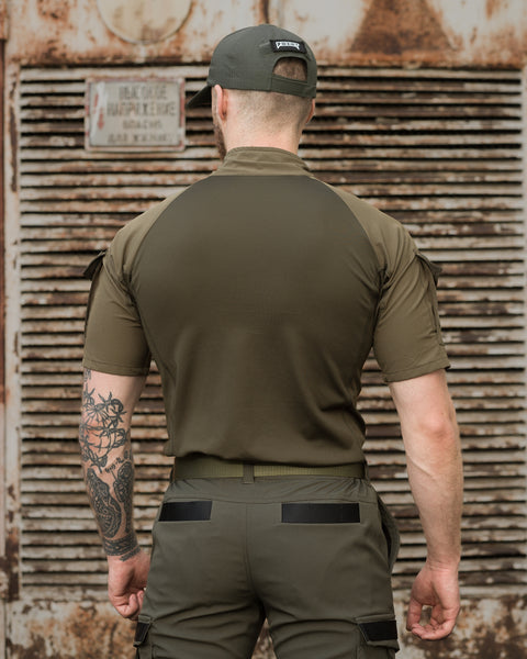 T-SHIRT TACTICAL COMBAT BEZET KHAKI