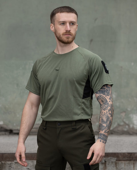 Męska koszulka taktyczna Bullet khaki