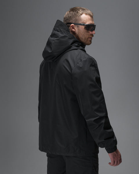 Pánské anorak parkour jacket set black | pánské kalhoty pánské špionážní černé