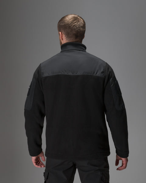 Men's fleece jacket black