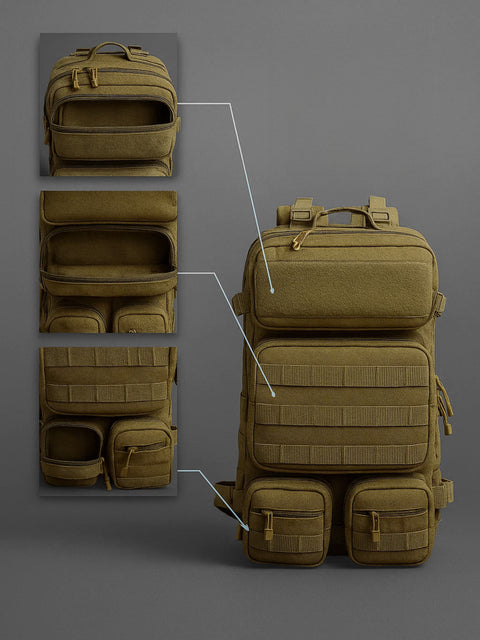 Tactical Climbing Backpack BEZET Sports Outdoor Hiking Trekking