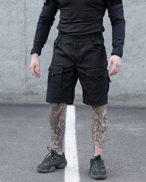 Men's Tactical Cargo Shorts Machete Black