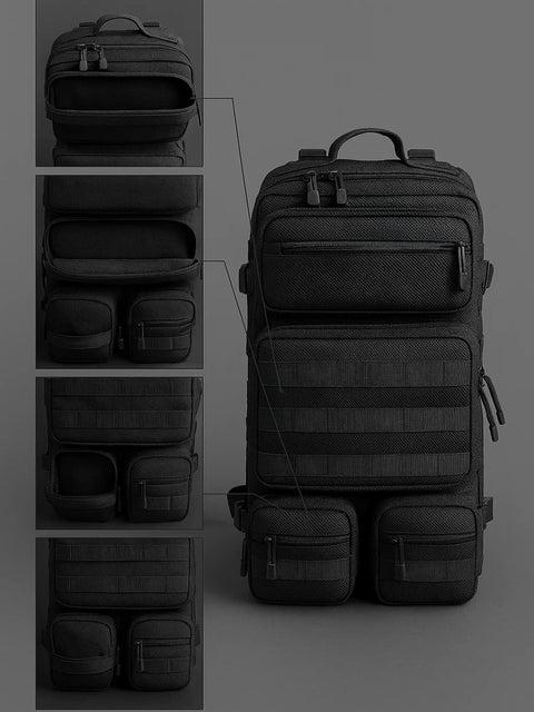 Tactical Climbing Backpack BEZET Sports Outdoor Hiking Trekking