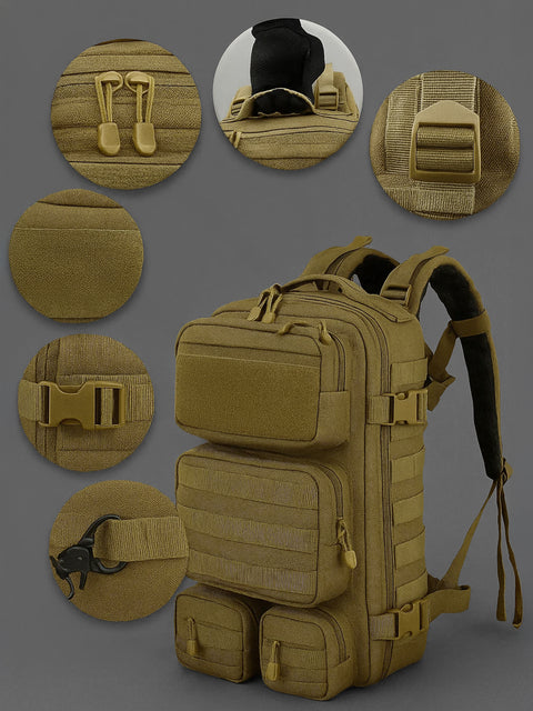 Tactical Climbing Backpack BEZET Sports Outdoor Hiking Trekking