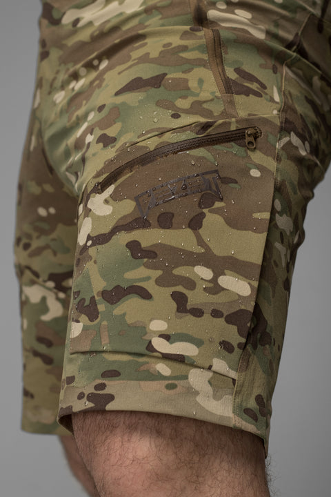 Quick-Dry taktické cargo šortky Adventure khaki