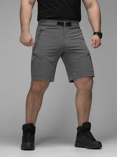 Quick-Dry taktické cargo šortky Adventure khaki