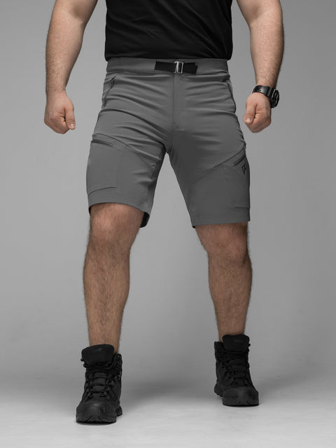 Quick-Dry taktické cargo šortky Adventure khaki