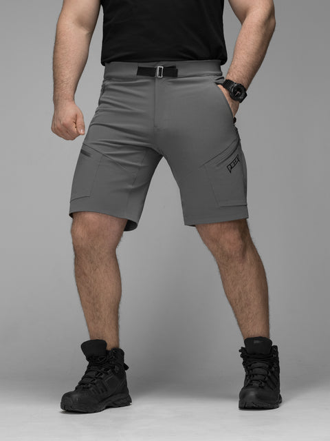 Quick-Dry taktické cargo šortky Adventure khaki