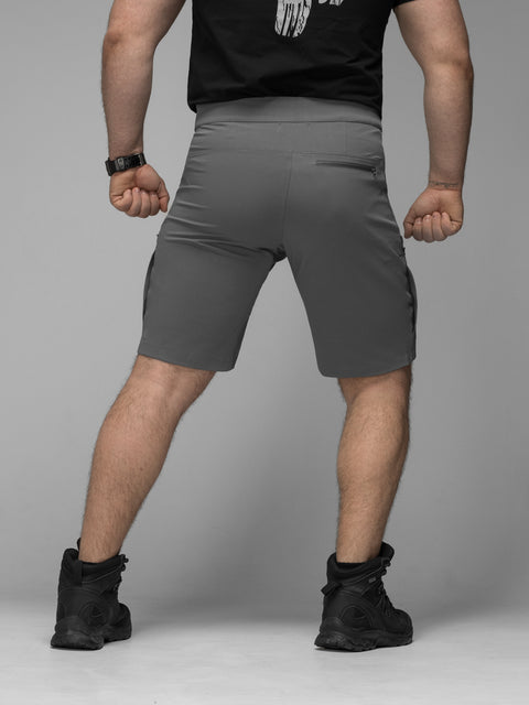 Quick-Dry taktické cargo šortky Adventure khaki