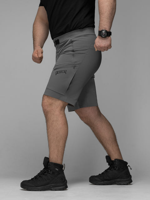 Quick-Dry taktické cargo šortky Adventure khaki