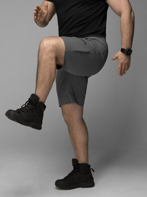 Quick-Dry taktické cargo šortky Adventure khaki