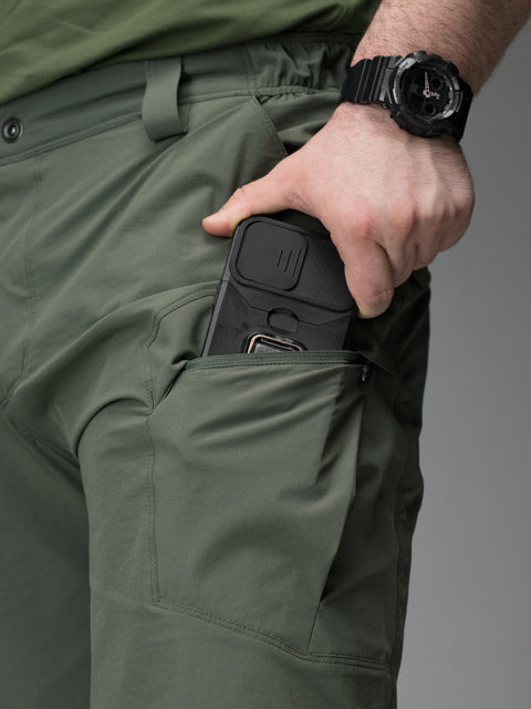 Tactical cargo shorts Nomad khaki