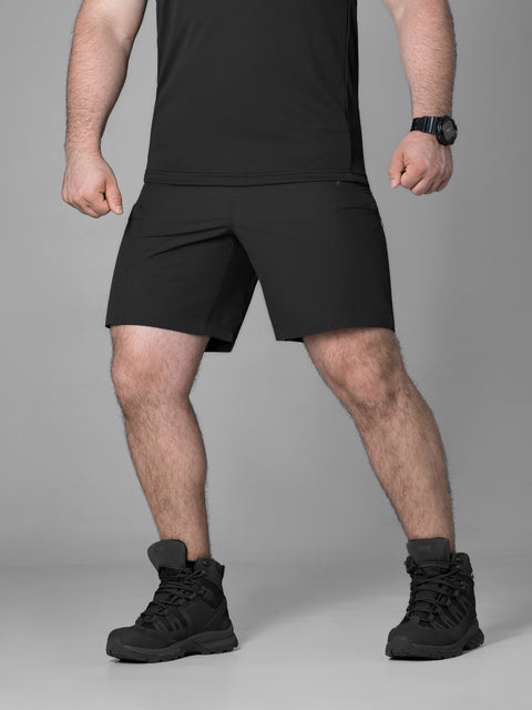 Taktické cargo šortky Urban černé