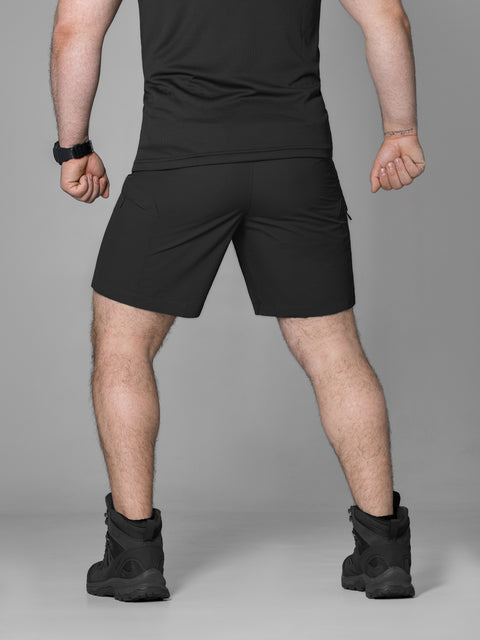 Taktické cargo šortky Urban černé