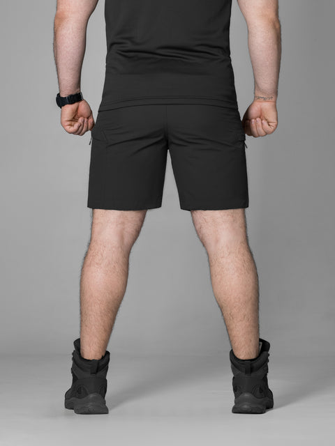 Taktické cargo šortky Urban černé