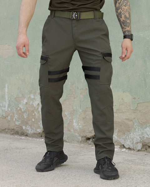 Spodnie męskie bojówki AGGRESSIVE khaki