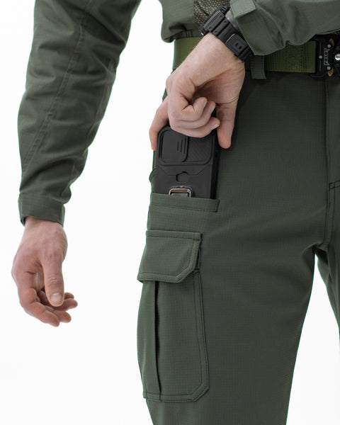 Taktické cargo kalhoty Basic khaki