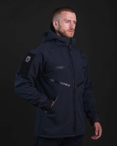 Softshellová bunda Omega modrá