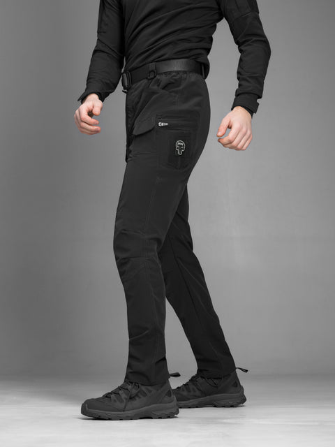 Spodnie taktyczne cargo Bayraktar czarne