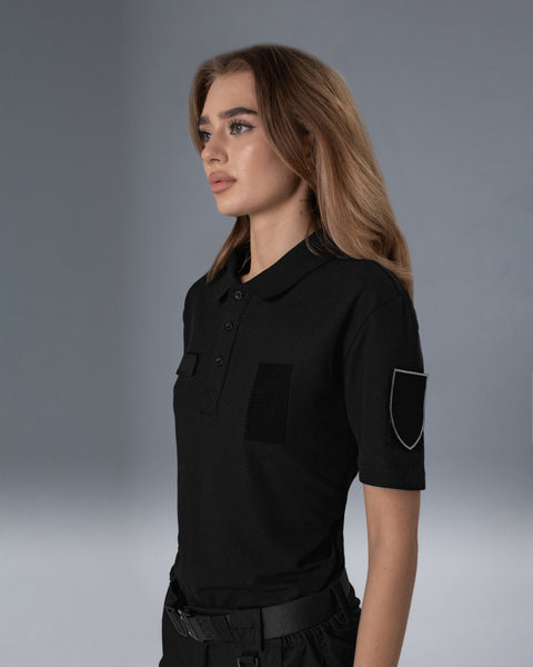 Damska taktyczna koszulka polo BEZET czarna