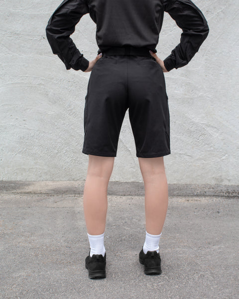 Tactical cargo shorts for women Echelon black