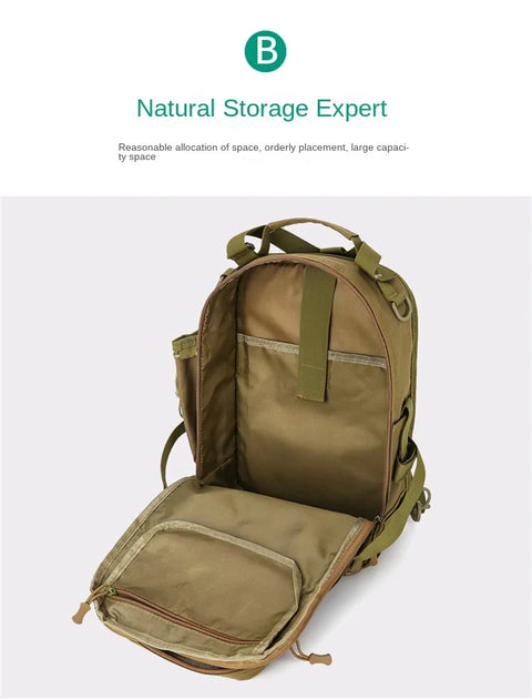 Oulylan Versatile Tactical Travel Camping Backpack BEZET