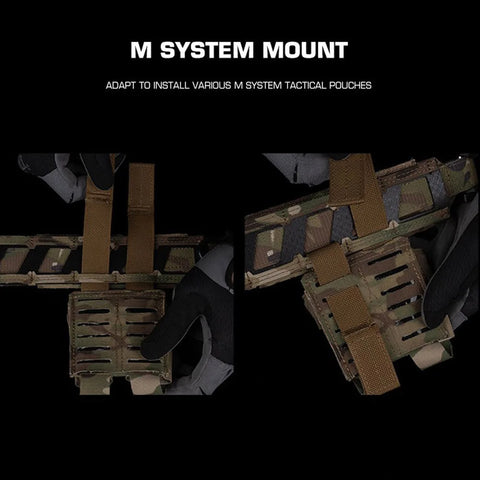 Magnetic Tactical Battle Belt MOLLE Double Layer BEZET
