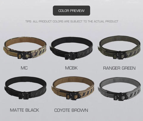 Magnetic Tactical Battle Belt MOLLE Double Layer BEZET