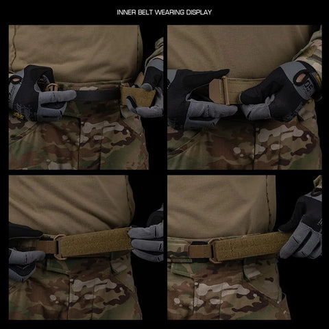 Magnetic Tactical Battle Belt MOLLE Double Layer BEZET