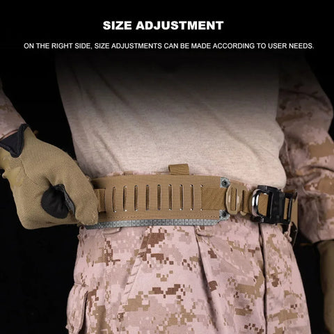 Tactical Belt Molle Quick Release Metal BEZET Belts 2 in 1