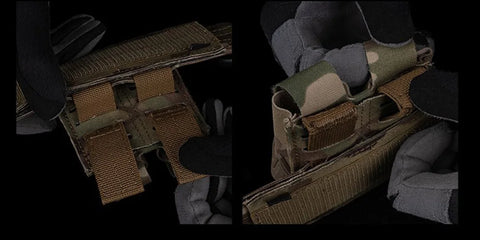 Magnetic Tactical Battle Belt MOLLE Double Layer BEZET