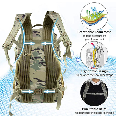 Tactical Backpacks Outdoor BEZET 35L