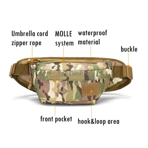 Waterproof Oxford 800D Waist Bag BEZET