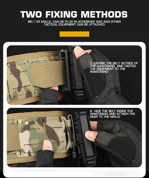 Tactical Padded Belt Hook Design MOLLE BEZET