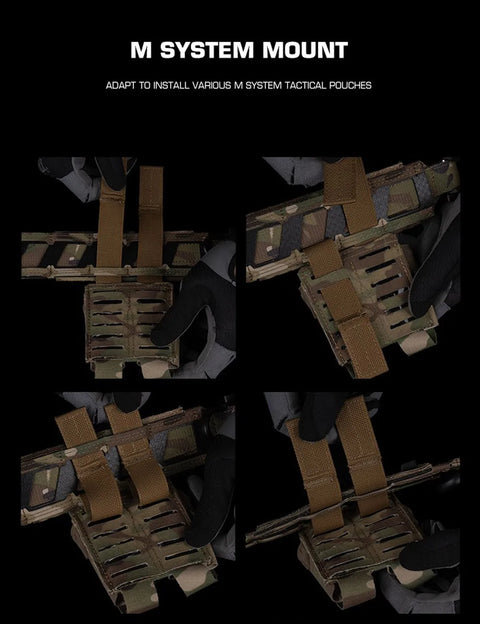 Magnetic Tactical Battle Belt MOLLE Double Layer BEZET