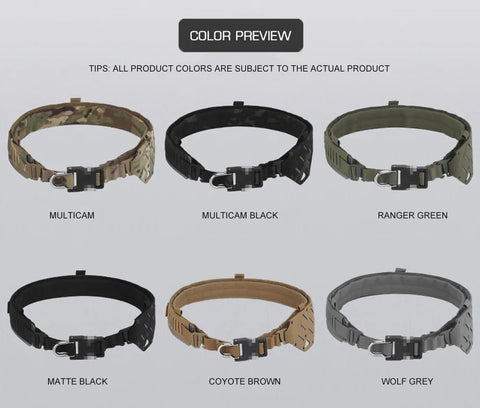 Tactical Belt Molle Quick Release Metal BEZET Belts 2 in 1